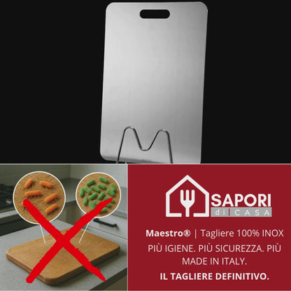 Maestro® | Tagliere 100% INOX
